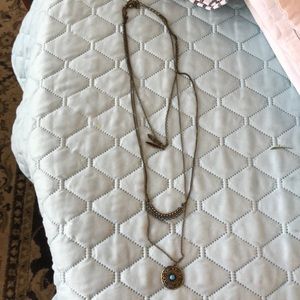 Vintage three strand necklace brand unknown